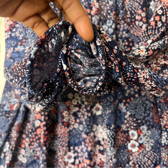 Amana Women's 2X Floral 3D Art Jersey Stretch Shirt Blouse Top Keyhole Sleeve - Picture 12 of 15